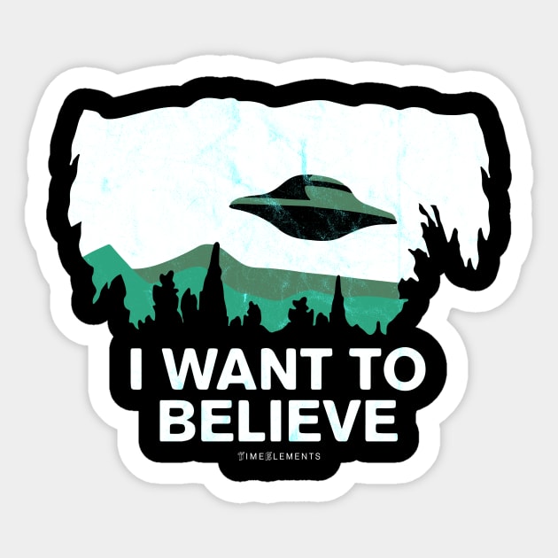 I want to believe Sticker by filippob